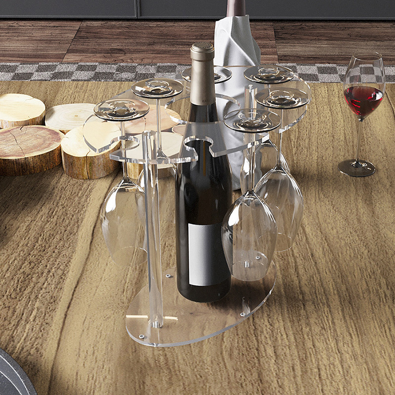 酒店專(zhuān)用可拆裝款亞克力酒杯架